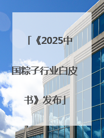 《2025中国粽子行业白皮书》发布