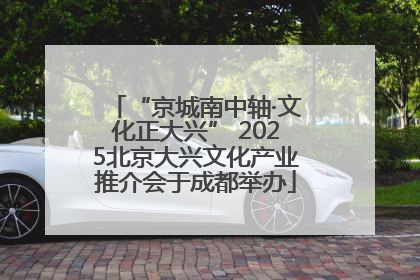 “京城南中轴·文化正大兴” 2025北京大兴文化产业推介会于成都举办