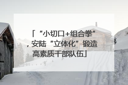 “小切口+组合拳”，安陆“立体化”锻造高素质干部队伍