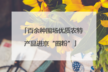 百余种围场优质农特产品进京“圈粉”
