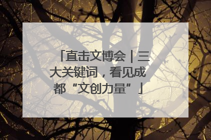直击文博会｜三大关键词，看见成都“文创力量”