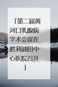 第二届黄河口乳腺病学术会议在胜利油田中心医院召开