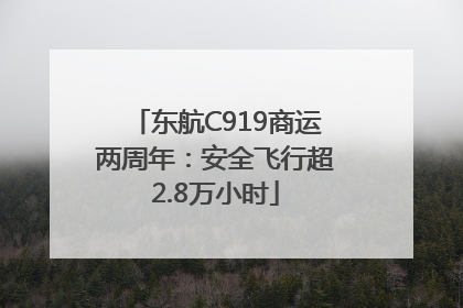 东航C919商运两周年：安全飞行超2.8万小时