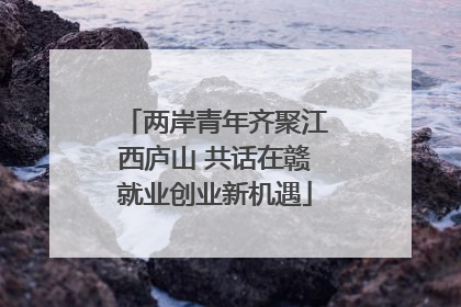 两岸青年齐聚江西庐山 共话在赣就业创业新机遇
