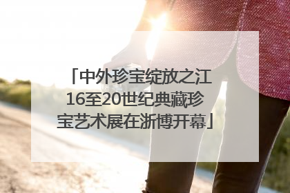 中外珍宝绽放之江 16至20世纪典藏珍宝艺术展在浙博开幕