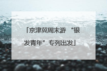 京津冀周末游 “银发青年”专列出发