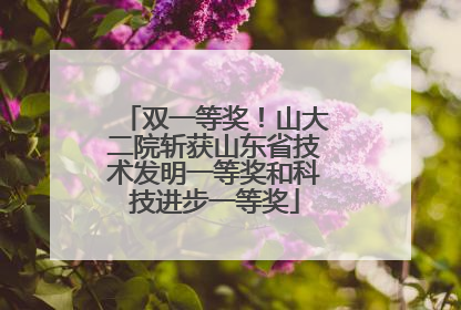 双一等奖！山大二院斩获山东省技术发明一等奖和科技进步一等奖