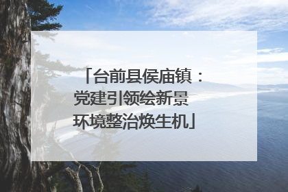 台前县侯庙镇：党建引领绘新景 环境整治焕生机