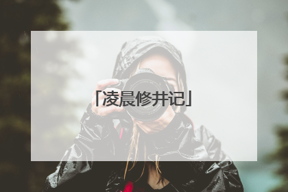 凌晨修井记