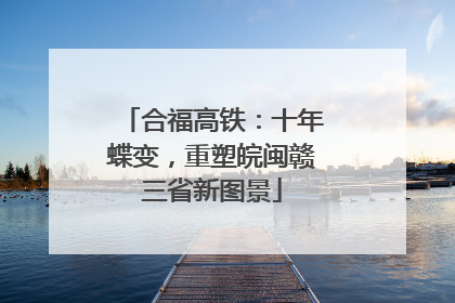 合福高铁：十年蝶变，重塑皖闽赣三省新图景