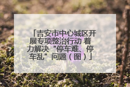 吉安市中心城区开展专项整治行动 着力解决“停车难、停车乱”问题（图）