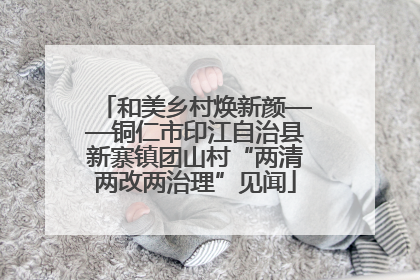 和美乡村焕新颜——铜仁市印江自治县新寨镇团山村“两清两改两治理”见闻