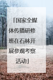 国家全媒体传播研修班在石林开展参观考察活动