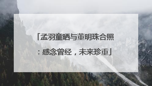 孟羽童晒与董明珠合照：感念曾经，未来珍重