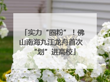 实力“圈粉”！佛山南海九江龙舟首次“划”进高校