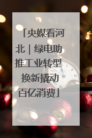 央媒看河北｜绿电助推工业转型 换新撬动百亿消费