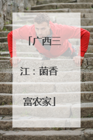 广西三江：菌香富农家