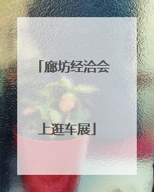 廊坊经洽会上逛车展