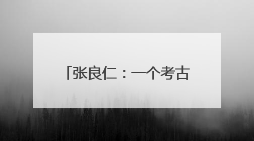 张良仁：一个考古学者决定当网红