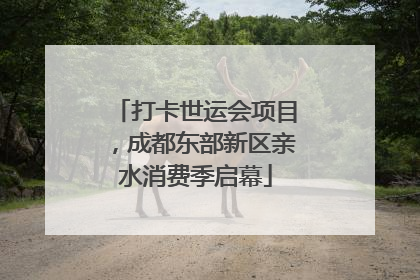 打卡世运会项目，成都东部新区亲水消费季启幕