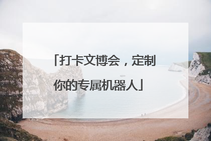 打卡文博会，定制你的专属机器人