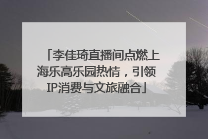李佳琦直播间点燃上海乐高乐园热情，引领IP消费与文旅融合