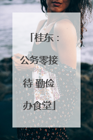 桂东：公务零接待 勤俭办食堂