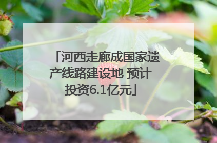 河西走廊成国家遗产线路建设地 预计投资6.1亿元