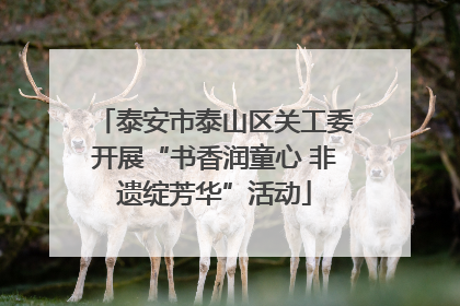 泰安市泰山区关工委开展“书香润童心 非遗绽芳华”活动