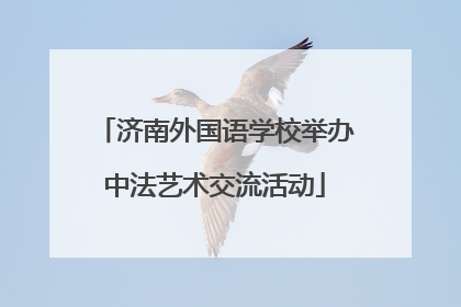 济南外国语学校举办中法艺术交流活动