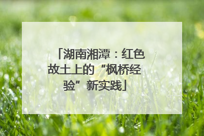 湖南湘潭：红色故土上的“枫桥经验”新实践