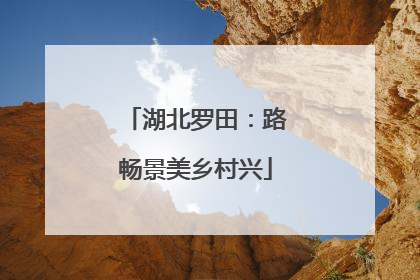 湖北罗田：路畅景美乡村兴