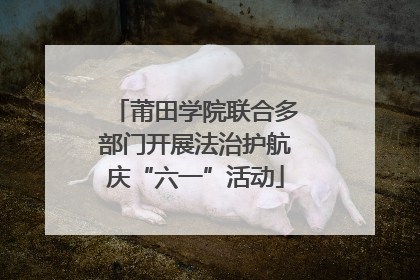 莆田学院联合多部门开展法治护航庆“六一”活动