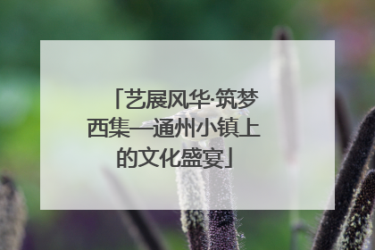 艺展风华·筑梦西集—通州小镇上的文化盛宴