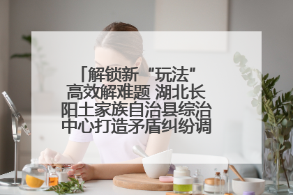 解锁新“玩法” 高效解难题 湖北长阳土家族自治县综治中心打造矛盾纠纷调处“终点站”
