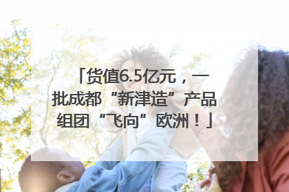 货值6.5亿元，一批成都“新津造”产品组团“飞向”欧洲！