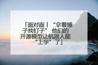 面对面丨“拿着锤子找钉子” 他们的开源模型让机器人能“上学”了