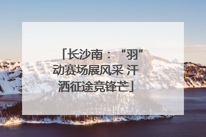 长沙南：“羽”动赛场展风采 汗洒征途竞锋芒