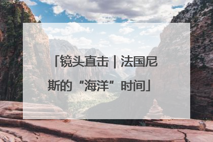 镜头直击｜法国尼斯的“海洋”时间