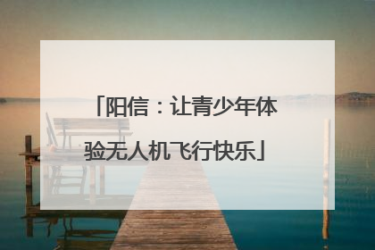 阳信：让青少年体验无人机飞行快乐