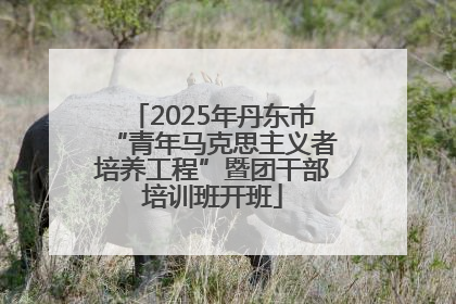 2025年丹东市“青年马克思主义者培养工程”暨团干部培训班开班