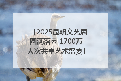 2025昆明文艺周圆满落幕 1700万人次共享艺术盛宴